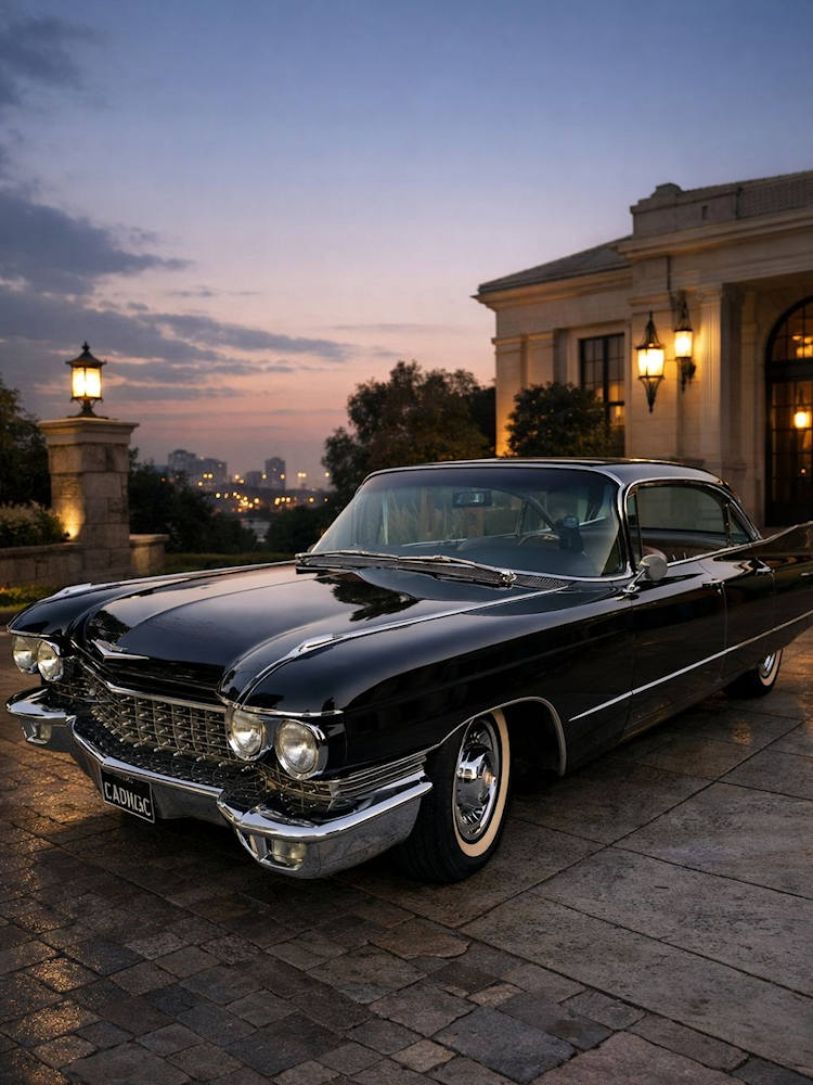 Black Classic Cadillac Car Hire